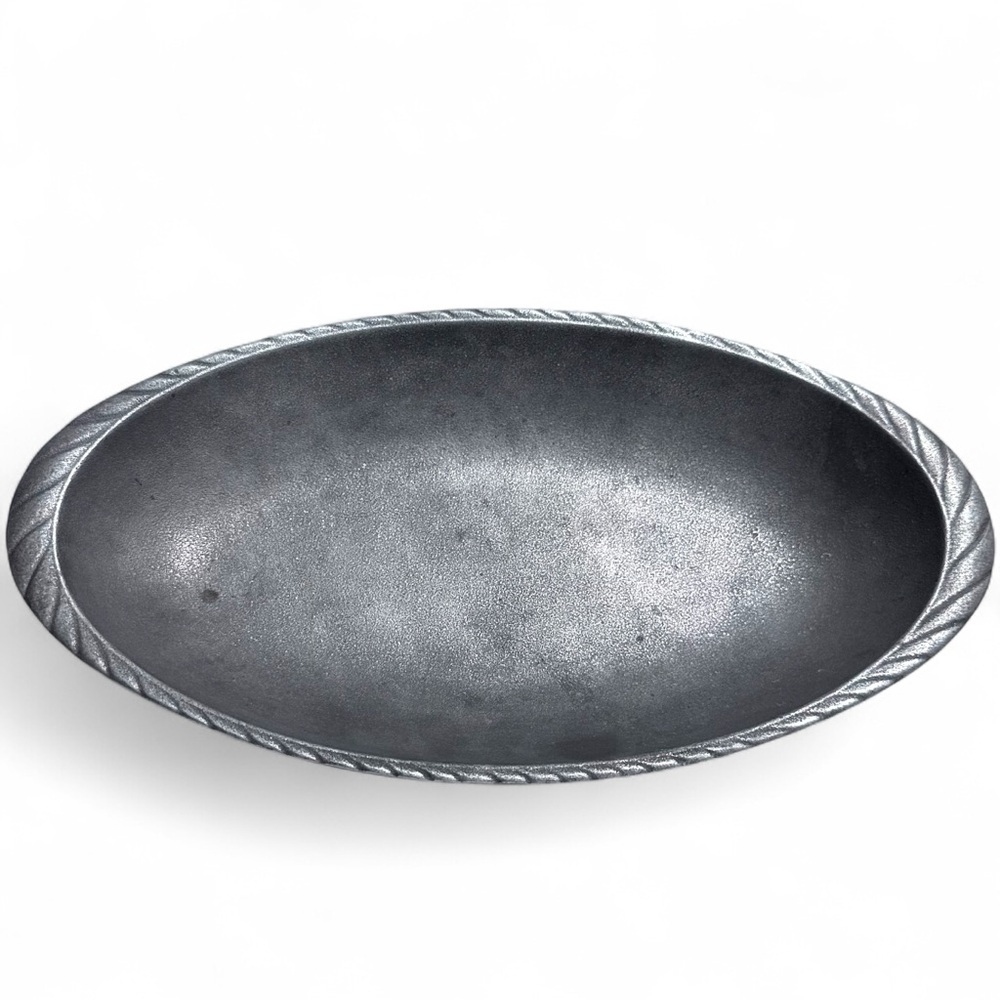 Wilton Armetale Gourmet Grillware | Medium Oval Au Gratin Dish